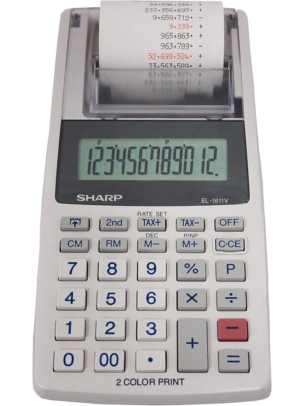 Sharp EL-1611V Handheld Portable Printing Calculator